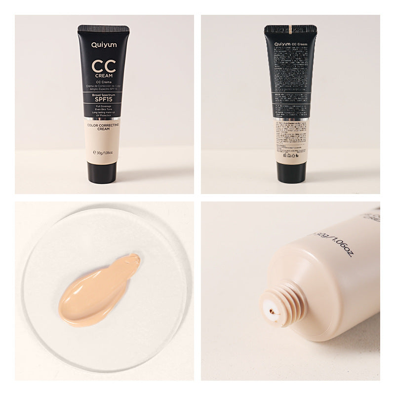 Quiyum CC Cream 30ml (Color Box) - Hydrating and Concealing