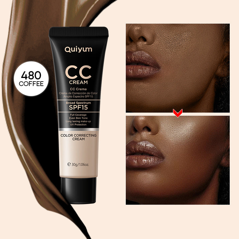 Quiyum CC Cream 30ml (Color Box) - Hydrating and Concealing
