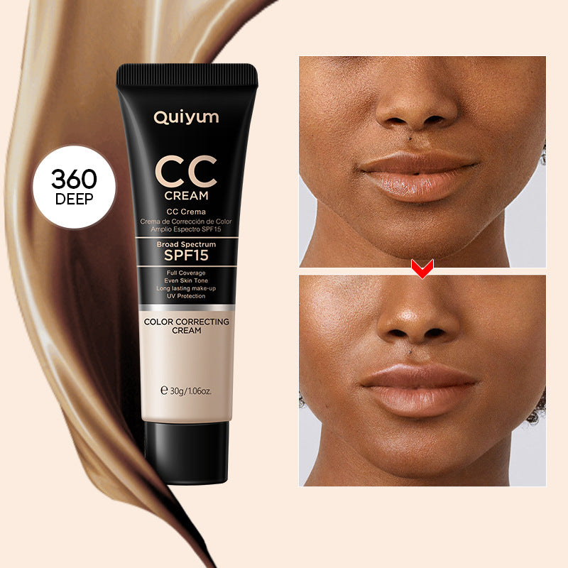 Quiyum CC Cream 30ml (Color Box) - Hydrating and Concealing